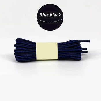 Шнурки для взуття FASTLACES TW3BBL120 смугасті плоскі 120 см синьо-чорний (Blue Black)