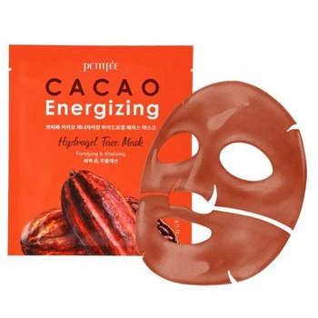 Гидрогелевая тонизирующая маска для лица с экстрактом какао Petitfee&Koelf Cacao Energizing Hydrogel Face Mask