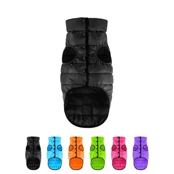 Куртка для собак AiryVest ONE чёрный M47 (длина 44–47 см, шея 41–45 см, грудь 69–73 см, нейлон) 20691