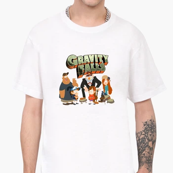 Футболка мужская Гравити Фолз (Gravity Falls) (9223-2628) M Белая