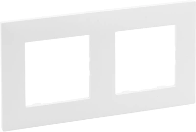 Рамка Legrand 2-постова Niloe Step Біла (3414971836358)