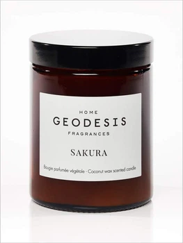 Ароматическая свеча из натурального воска Geodesis Sakura 150 г (1071204)