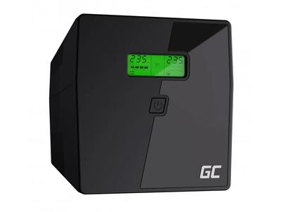 Источник бесперебойного питания ИБП Green Cell UPS UPS03 1000VA модифицированная синусоида