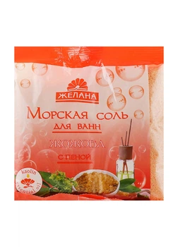 Соль с пеной и каолином Желана Жожоба 500 г (4820091140241)