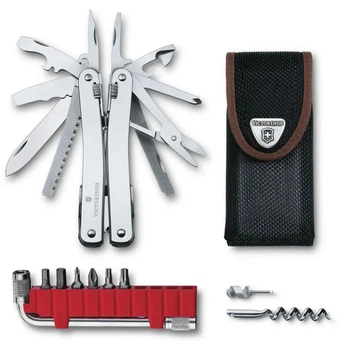 Мультитул Victorinox Swisstool Spirit X Plus 105 мм 35 функций Серебристый (3.0235.N)