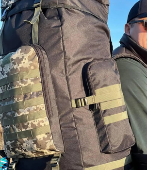 Рюкзак тактический VA T-13 пиксель с черным, 100 л