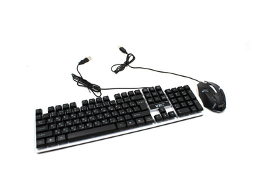 Ігрова LED Клавіатура UKC COMBO GAMER 5559 + ігрова миша