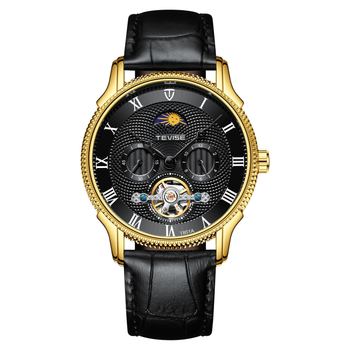 Мужские часы Tevise T851A Gold (1042)