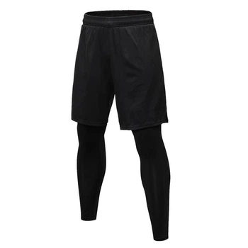 Мужские тайтсы с шортами Ironbull I10001 S (Black)