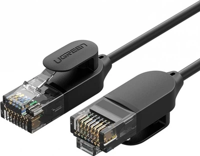 Патч-корд Ugreen NW122 Cat 6A Pure Copper Ethernet Cable OD2.8 0.5 м Black (70331)