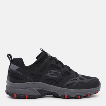 Мужские кроссовки кожаные для треккинга Skechers Hillcrest 237265 BKCC 41 Черные (195204645369)