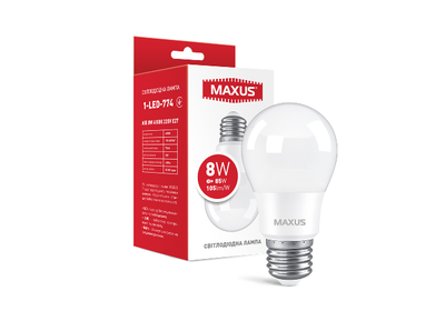 LED лампа MAXUS A55 8W 4100K 220V E27 (1-LED-774)