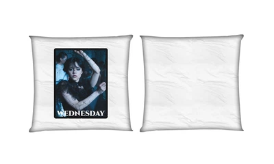 Подушка Wednesday 2023 квадратная двухсторонняя стандарт 35 х 35 см - MyTee
