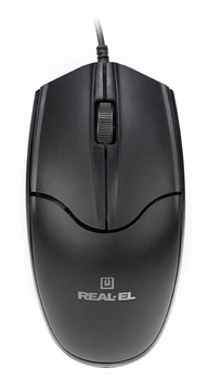 Мышь REAL-EL RM-410 Silent Black (EL123200025)
