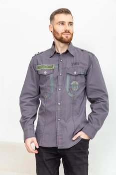 Рубашка мужская серая ZOOR M (148990)