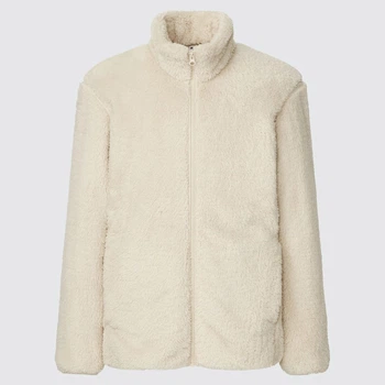 Толстовка на блискавці чоловіча Uniqlo 86263991 XL Біла (1159772973)