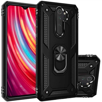 Чехол Shield для Xiaomi Redmi Note 8 Pro бронированный бампер Black