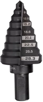 Стверпенчатое сверло Step Drill Milwaukee Ø4-12 мм с шагом 1 мм (48899301)