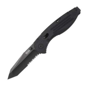 Нож SOG Aegis Black TiNi, Tanto