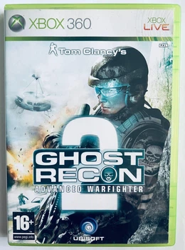 Tom Clancy's Ghost Recon: Advanced Warfighter 2, Б/У, английская версия - диск для Xbox 360