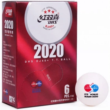 Мячи для настольного тенниса DHS ITTF WTTC Busan 2020 DJ40+ 3*