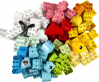 Конструктор LEGO DUPLO Коробка-серце 80 деталей (10909)