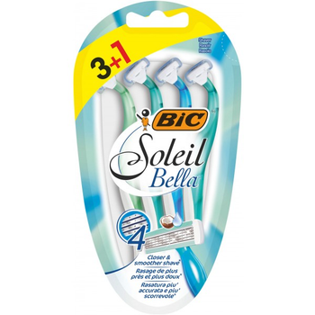 Набір бритв без змінних картриджів BIC Soleil Bella, 3+1 шт