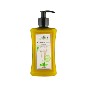 Бальзам для об'єму волосся з кератином Melica Organic 300 мл (3660416340644)