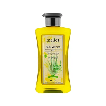 Шампунь с протеинами пшеницы для блеска волос Melica Organic