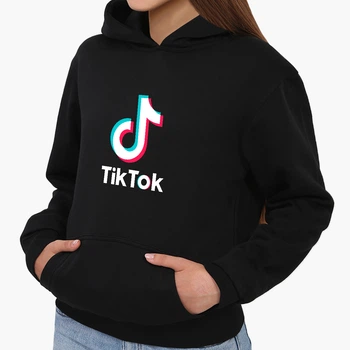 Детский худи ТикТок (TikTok) Черный (9298-1389) 116 см