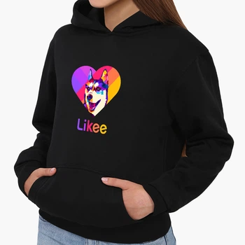 Детский худи Лайк Лайка (Likee Laika) Черный (9298-1598) 152 см