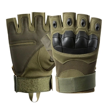 Тактические перчатки беспалые Ironbull Commander Khaki XL (U34001)