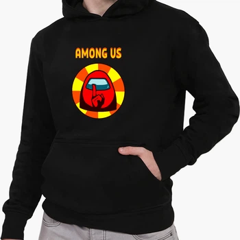 Дитячий худий Амонг Ас Червоний (Among Us Red) Чорний (9298-2412-8) 140 см