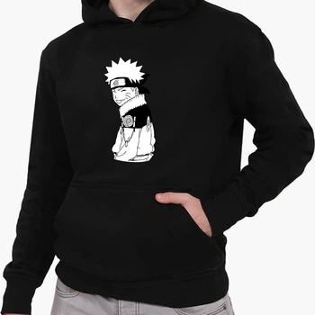 Детский худи Наруто Узумаки (Naruto Uzumaki) Черный (9298-3048-8) 140 см