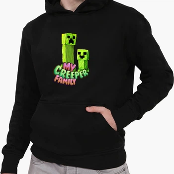 Детский худи Майнкрафт (Minecraft) Черный (9298-1176-10) 164 см