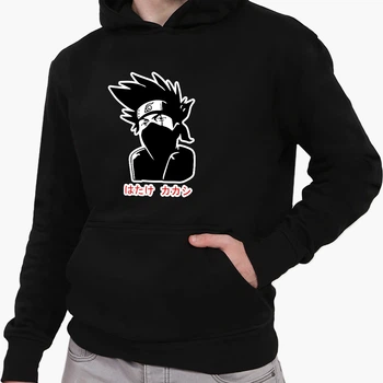 Детский худи Какаши Хатаке Наруто (Hatake Kakashi Naruto) Черный (9298-3054-7) 128 см