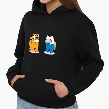 Дитячий худий Амонг Ас Час пригод Фін та Джейк (Among Us Adventure Time Finn & Jake) Чорний (9298-2414) 164 см