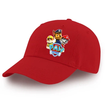 Детская кепка для девочек Щенячий патруль (PAW Patrol) (34345-1606-9) 100% Хлопок 50-52 см Красный