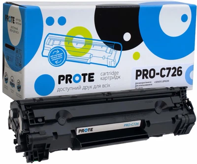 Картридж Prote совместимый аналог Canon 726 Black (PRO-C726)