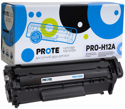 Картридж Prote совместимый аналог HP 12A (Q2612A)/Canon 703 Black (PRO-H12A)