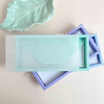 Gift box Magnolia сиреневый Конверт для денежного подарка на день рождения женщины Ручная работа