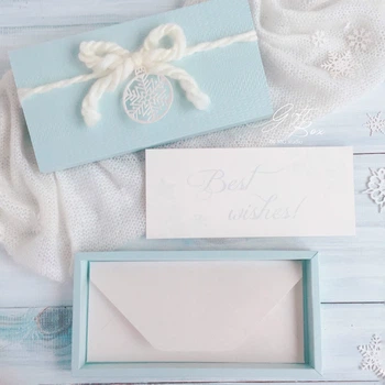 Gift box Cozy светло-бирюзовый Оригинальный подарок Любимой