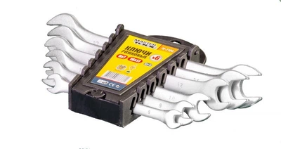 Набір ключів ріжкових Mastertool 6x7-16x17 мм, 6 шт (70-2106)
