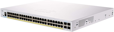 Комутатор Cisco CBS250-48P-4G-EU