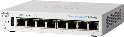Przełącznik Cisco CBS250-8T-D-EU