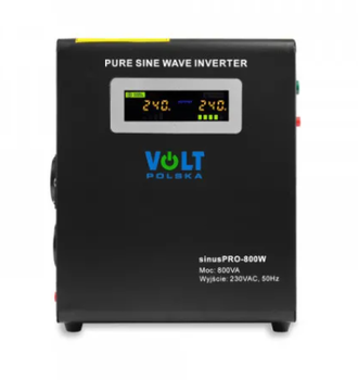 Гибридный ИБП/инвертор Volt Polska SINUS PRO 800 W 12/230V 500/800W (3SP098012W)