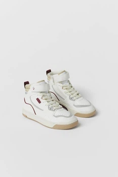Високі кеди Zara пх8258 білі 33