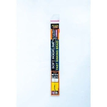 Поводок Technocarp мягкий тонущий 25lb Крючок WIDE GAPE №6 арт 70353