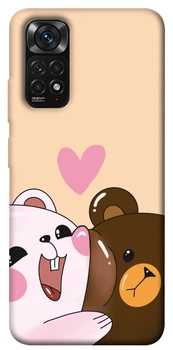 TPU чохол Demsky Ведмежата для Xiaomi Redmi Note 11 (Global) / Note 11S
