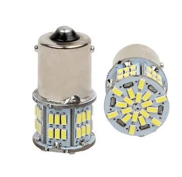 Светодиодная лампа с цоколем 1156 BA15s P21W 54SMD 3014 24V Белая Autoexpect (11520)